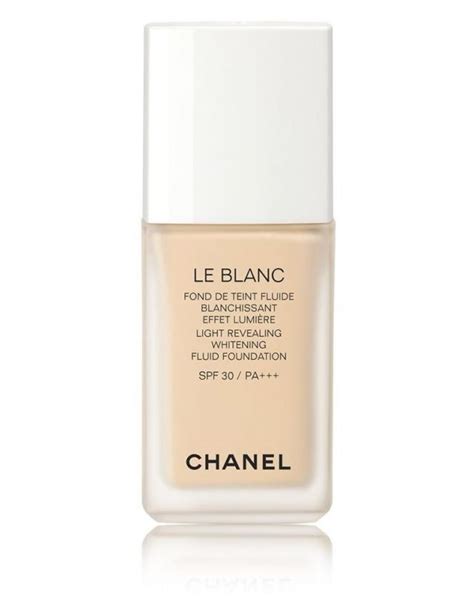 chanel le blanc foundation review|chanel foundation for face.